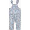 Blue Floral Nova Baby Girl Dungarees - Rompers - 1 - thumbnail