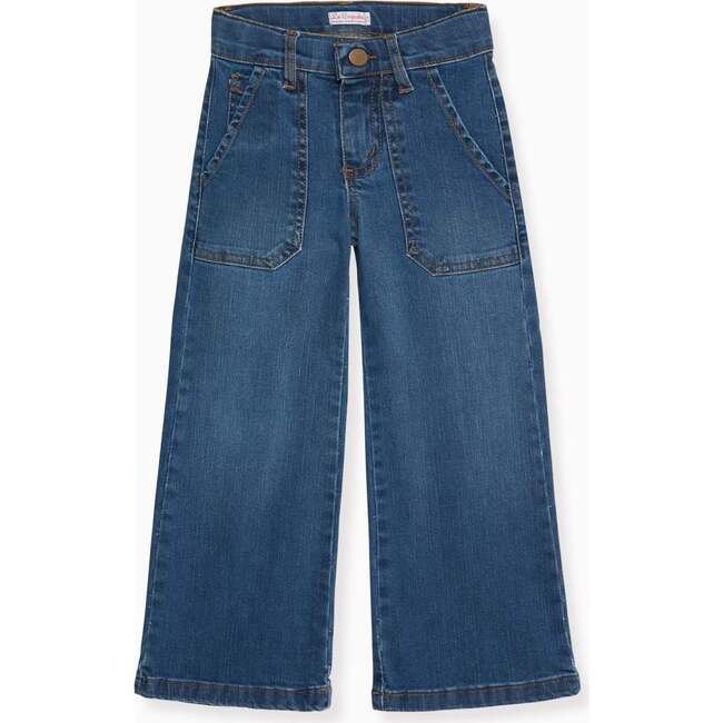 Blue Denim Enola Girl Wide Leg Jeans