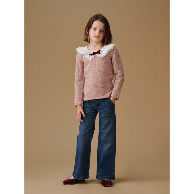 Blue Denim Enola Girl Wide Leg Jeans