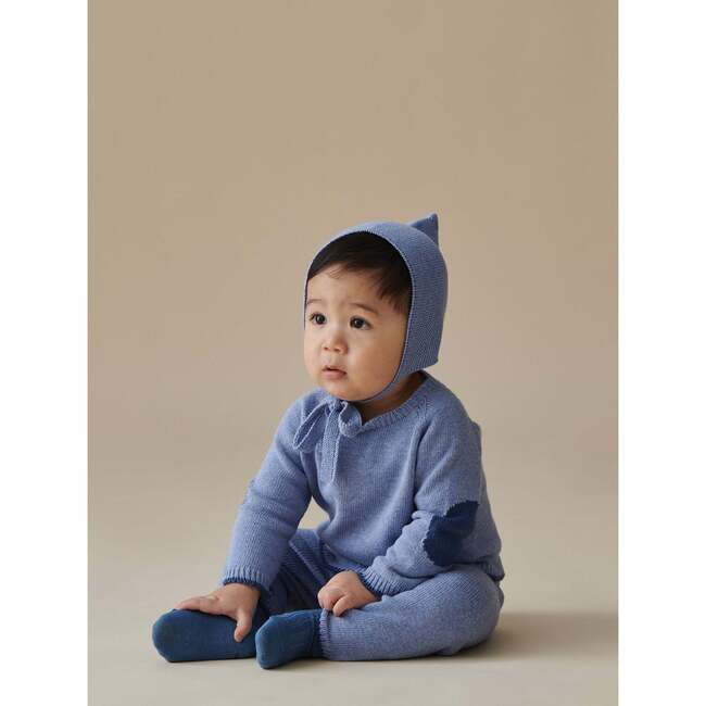 Blue Mirlo Cotton Baby Knitted Set - Mixed Apparel Set - 2