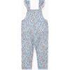 Blue Floral Nova Baby Girl Dungarees - Rompers - 5