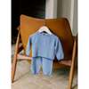 Blue Mirlo Cotton Baby Knitted Set - Mixed Apparel Set - 3