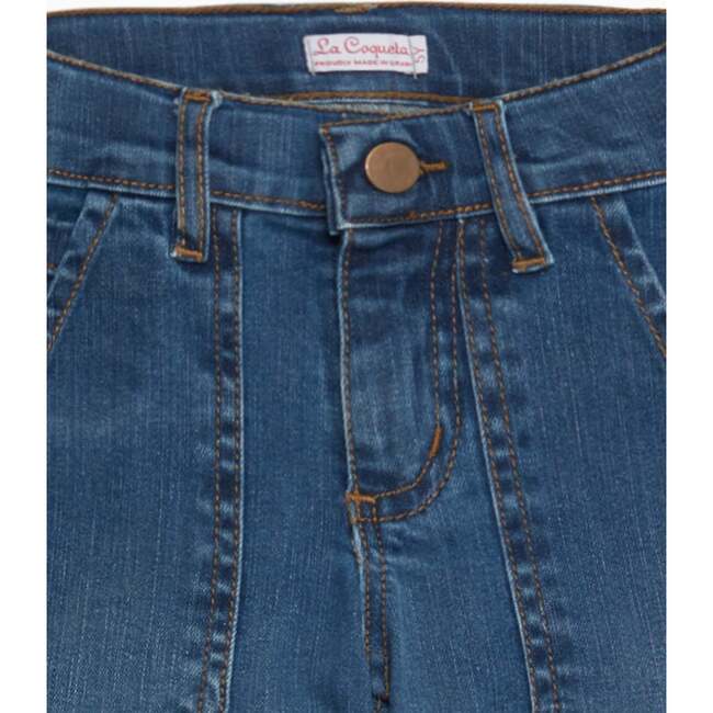 Blue Denim Enola Girl Wide Leg Jeans - Pants - 4