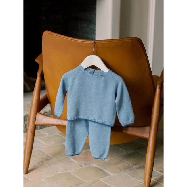 Blue Mirlo Cotton Baby Knitted Set - Mixed Apparel Set - 7