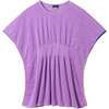 Kids Woven Caftan Cover-Up, Purple - Cover-Ups - 1 - thumbnail