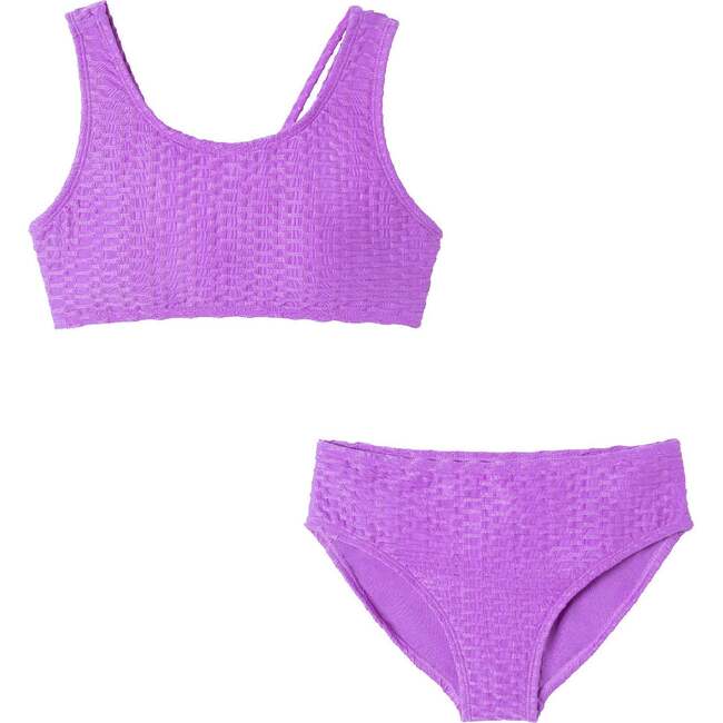 Kids Two-Piece Swimsuit, Purple