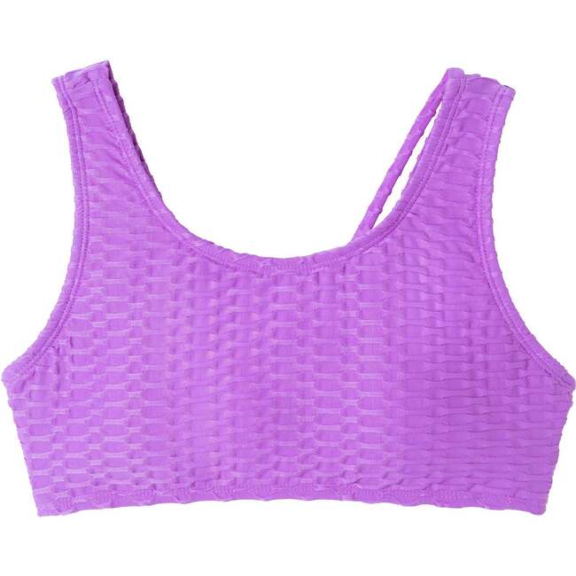 Kids Two-Piece Swimsuit, Purple - Two Pieces - 3