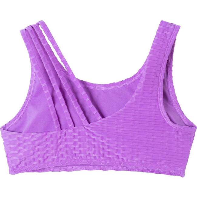 Kids Two-Piece Swimsuit, Purple - Two Pieces - 4