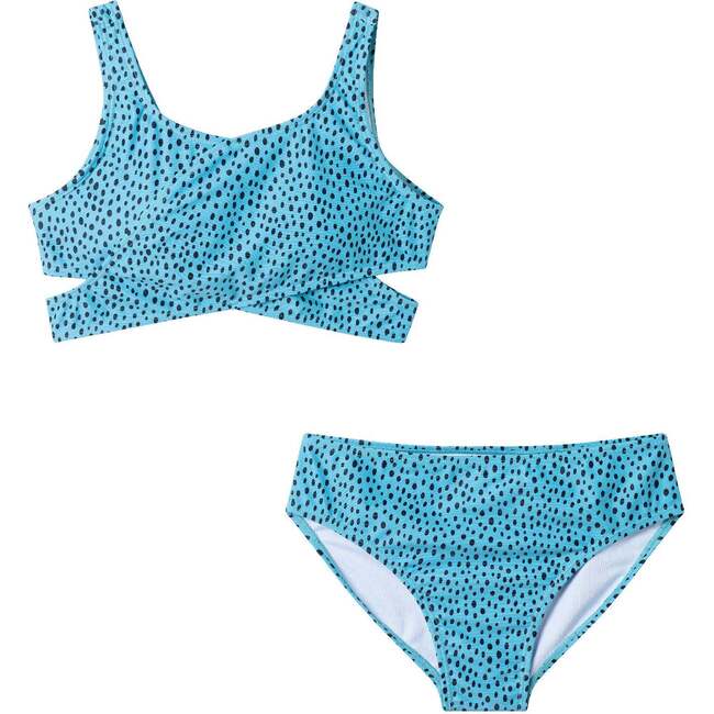 Kids Two-Piece Swimsuit, Dotted