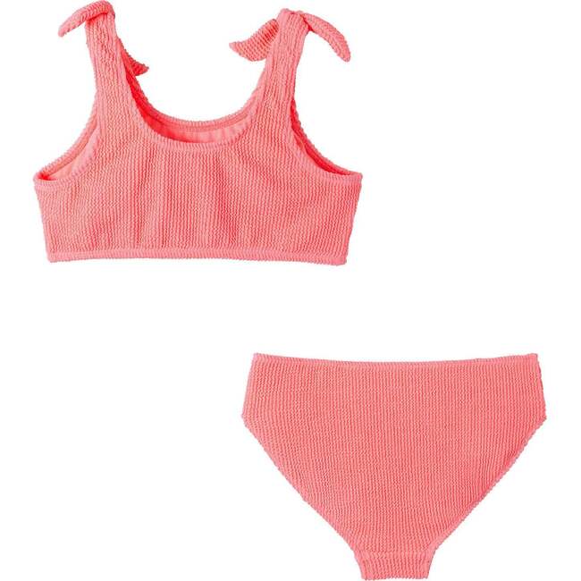 Kids Two-Piece Swimsuit, Coral - Two Pieces - 2