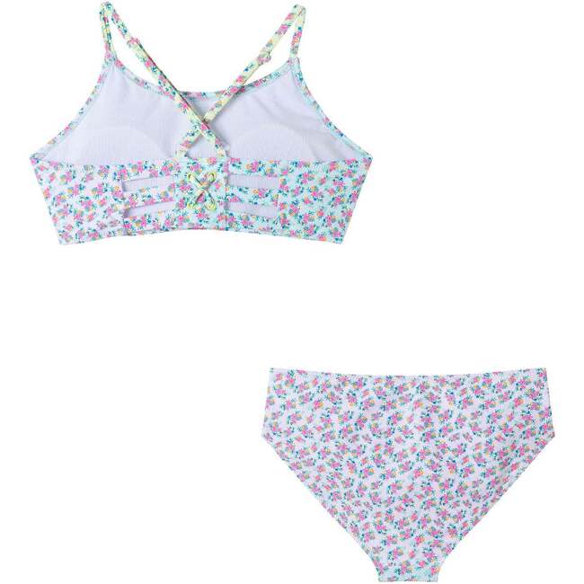 Kids Two-Piece Swimsuit, Floral - Two Pieces - 5