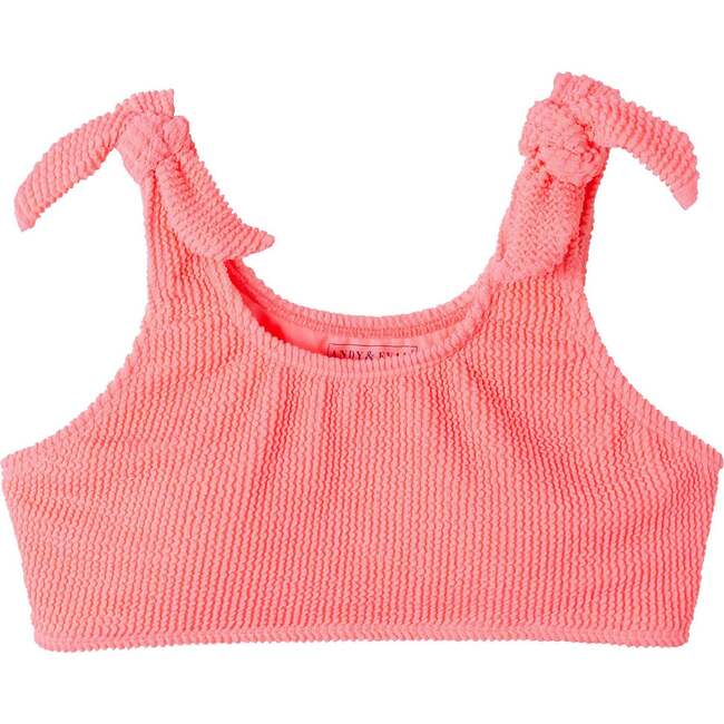 Kids Two-Piece Swimsuit, Coral - Two Pieces - 4