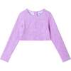 Kids Two-Piece Rashguard Set, Lavendar Breeze - Two Pieces - 4