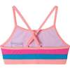 Kids Two Piece Swimsuit Set, Pink Colorblock - Two Pieces - 6