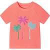 Kids Short Sleeve Rashguard Set, Tropical Charm - Mixed Apparel Set - 3