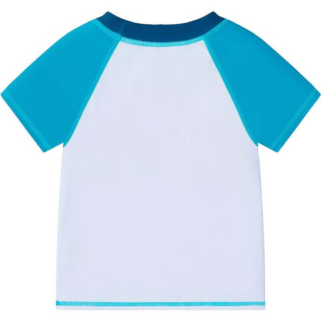 Kids Rashguard & Swim Trunk Set, Sailboat Horizon - Swim Trunks - 4