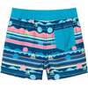 Kids Rashguard & Swim Trunk Set, Sailboat Horizon - Swim Trunks - 6