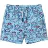 Kids Rashguard & Swim Trunk Set, Shark Characters - Swim Trunks - 5