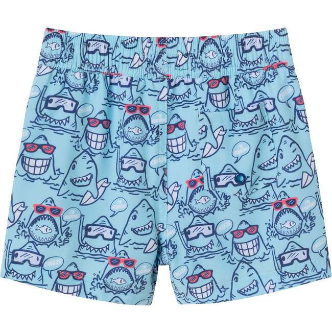 Kids Rashguard & Swim Trunk Set, Shark Characters - Swim Trunks - 6