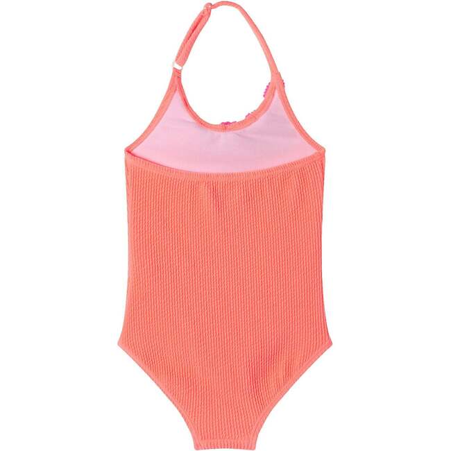Kids One-Piece Swimsuit, Orange - One Pieces - 2