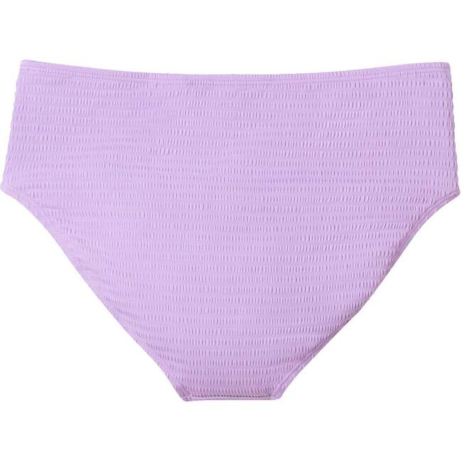 Kids Puff Sleeve Two-Piece Swimsuit, Purple - Two Pieces - 6