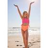 Kids One-Piece Swimsuit, Hot Pink - One Pieces - 4