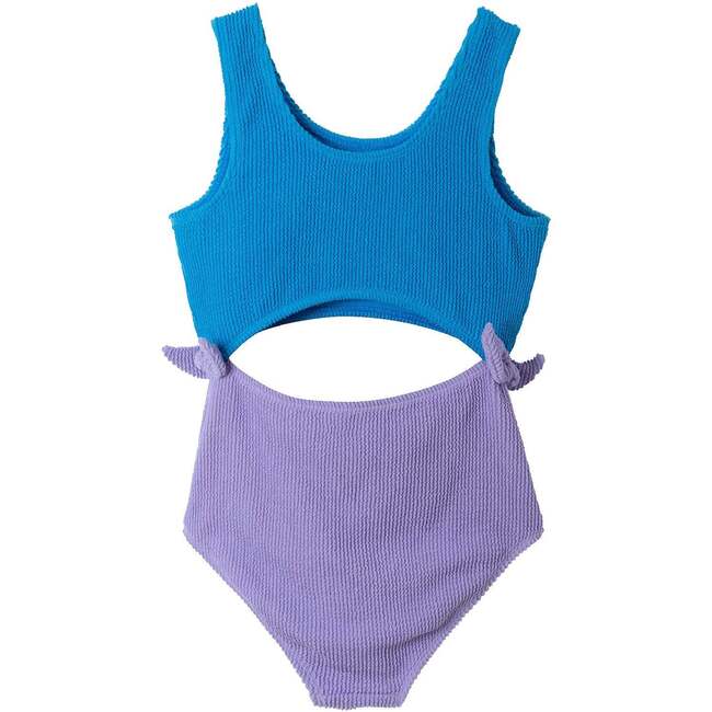 Kids One-Piece Swimsuit, Bright Blue