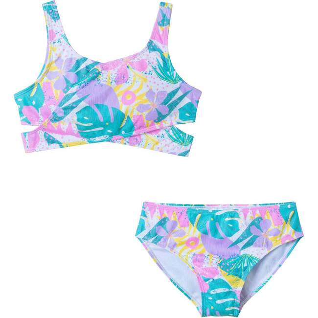 Kids Crisscross Two-Piece, Tropical Palm