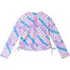 Kids Long Sleeve Rashguard Set, Hearts & Flowers - Mixed Apparel Set - 3