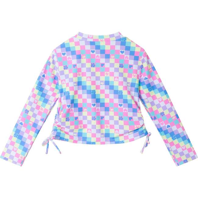 Kids Long Sleeve Rashguard Set, Hearts & Flowers - Mixed Apparel Set - 4