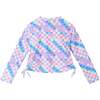 Kids Long Sleeve Rashguard Set, Hearts & Flowers - Mixed Apparel Set - 4