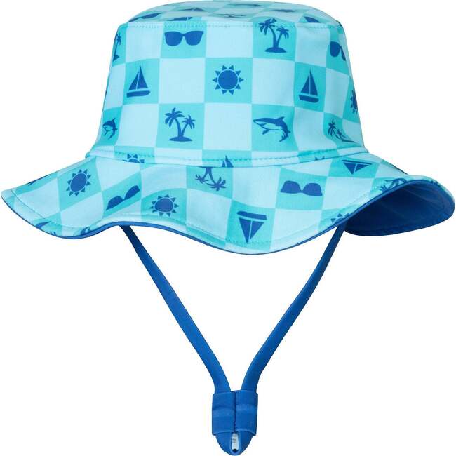 Infant Swim Romper & Hat Set, Beach Vibes - Mixed Apparel Set - 3