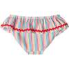 Infant Ruffle Bikini & Bow Headband Swim Set, Rainbow - One Pieces - 6