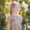 Girls Elsie Dress, Pink Lisbon Floral - Dresses - 2