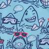 Infant Rashguard & Swim Trunk Set, Shark Characters - Swim Trunks - 7