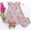 Baby Girls Stevie Dress Set, Pink Lisbon Floral - Dresses - 6