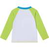 Infant Rashguard & Swim Trunk Set, Lime & Blue Breeze - Swim Trunks - 4