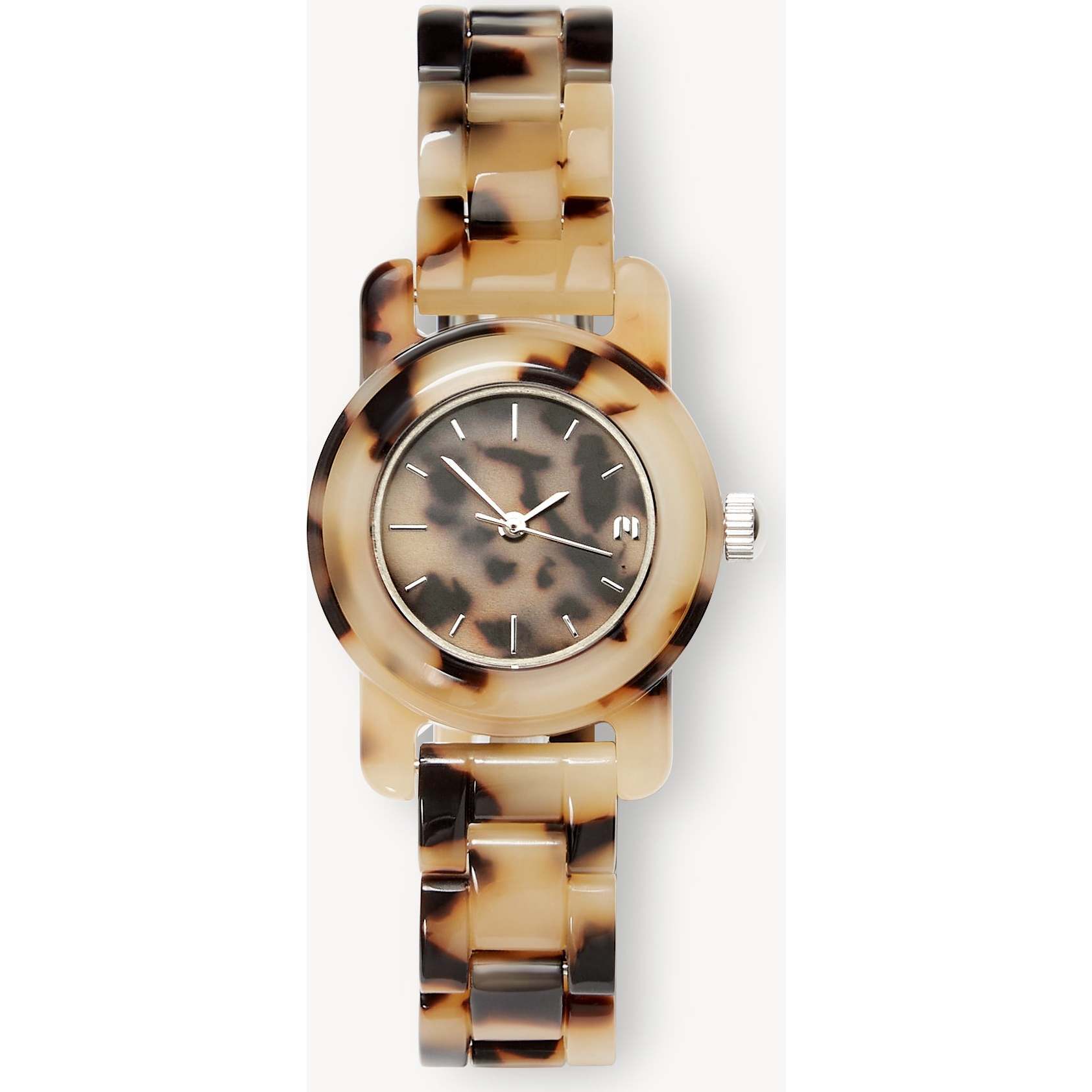 Women's Mini Mono Watch, Blonde Tortoise - Watches - 1
