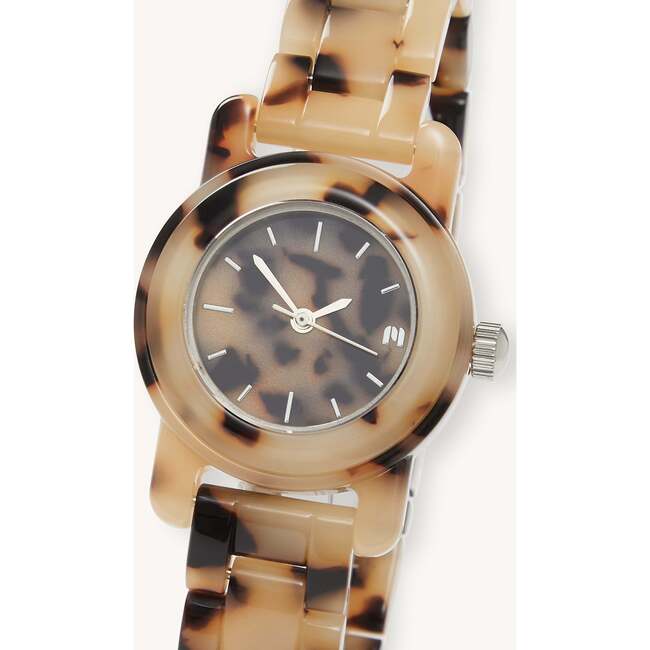 Women's Mini Mono Watch, Blonde Tortoise - Watches - 2