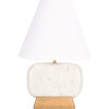 Naira 17-Inch Table Lamp, White Marble & Natural - Lighting - 1 - thumbnail