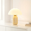 Fabio 13.5-Inch Table Lamp, Natural & Brass - Lighting - 2