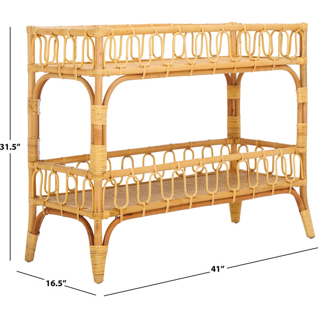 Isaiah 2-Tier Storage Unit, Natural - Storage - 3