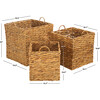 Howell Baskets, Natural (Set Of 3) - Storage - 3