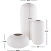 Sora Ceramic Vase, Ivory (Set Of 3) - Accents - 3