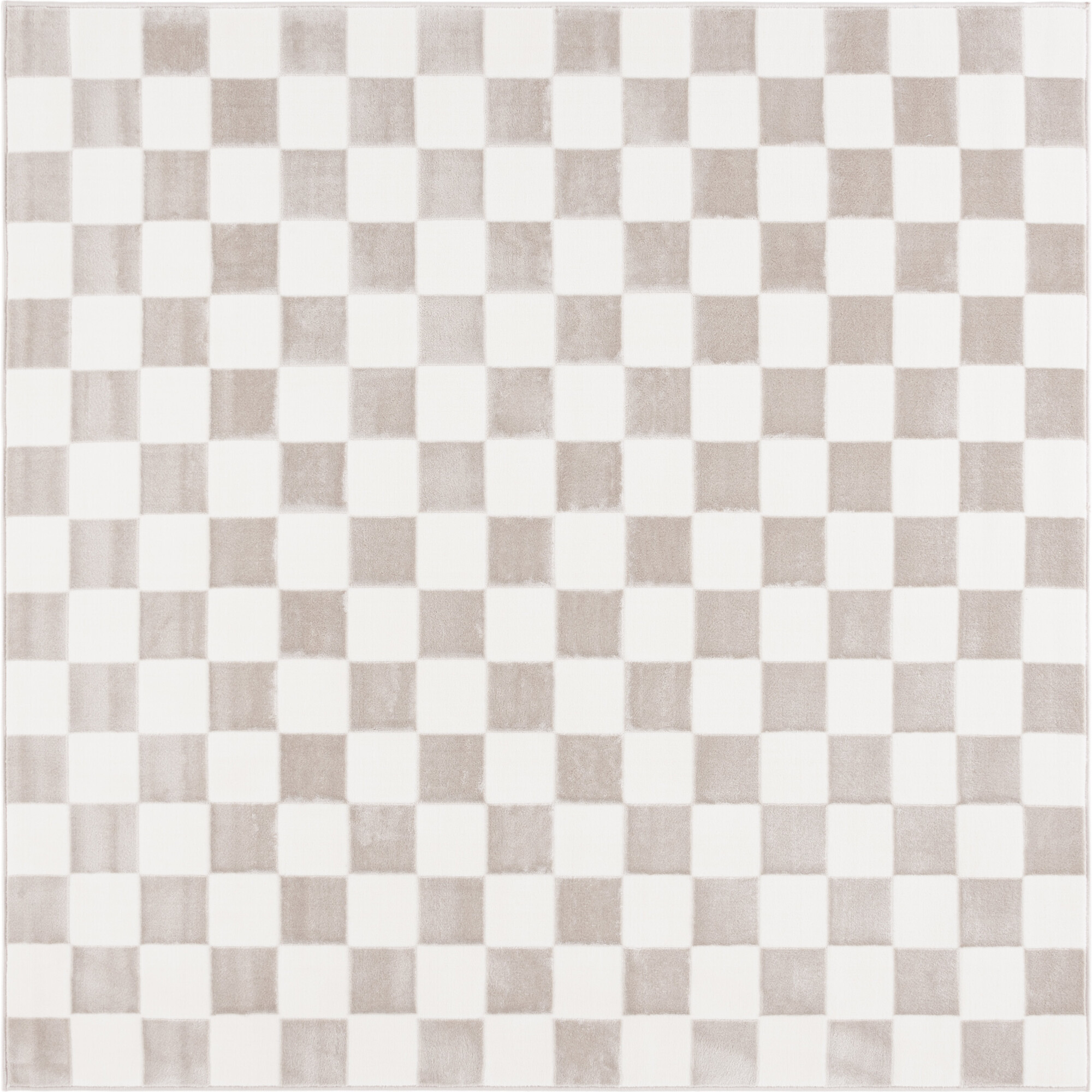 Groove 122 Square Rug, Ivory & Beige - Rugs - 1