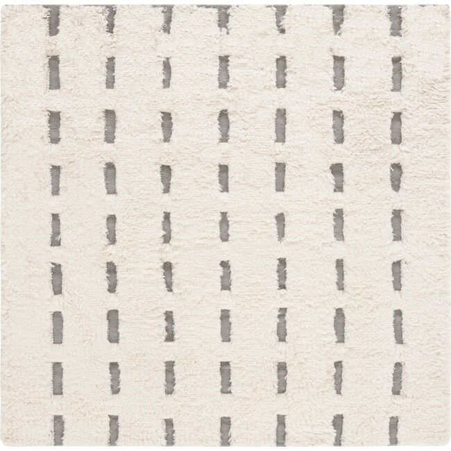 Casablanca 705 Square Rug, Grey & Ivory