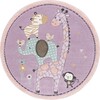 Carousel Kids 120 Medium Round Rug, Purple - Rugs - 1 - thumbnail