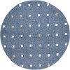 Calico 102 Round Shag, Blue & Ivory - Rugs - 1 - thumbnail