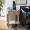 Peyton 1-Drawer Accent Table, Greige - Accent Tables - 2