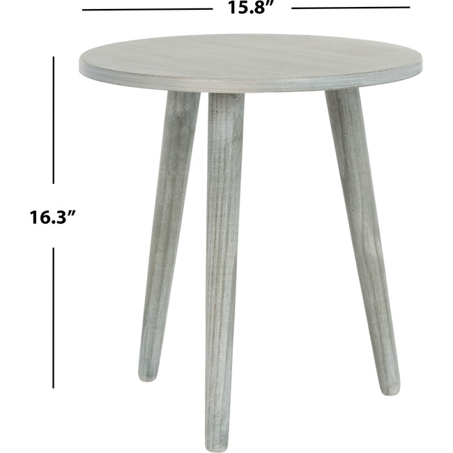 Orion Round Accent Table, Slate & Grey - Accent Tables - 3